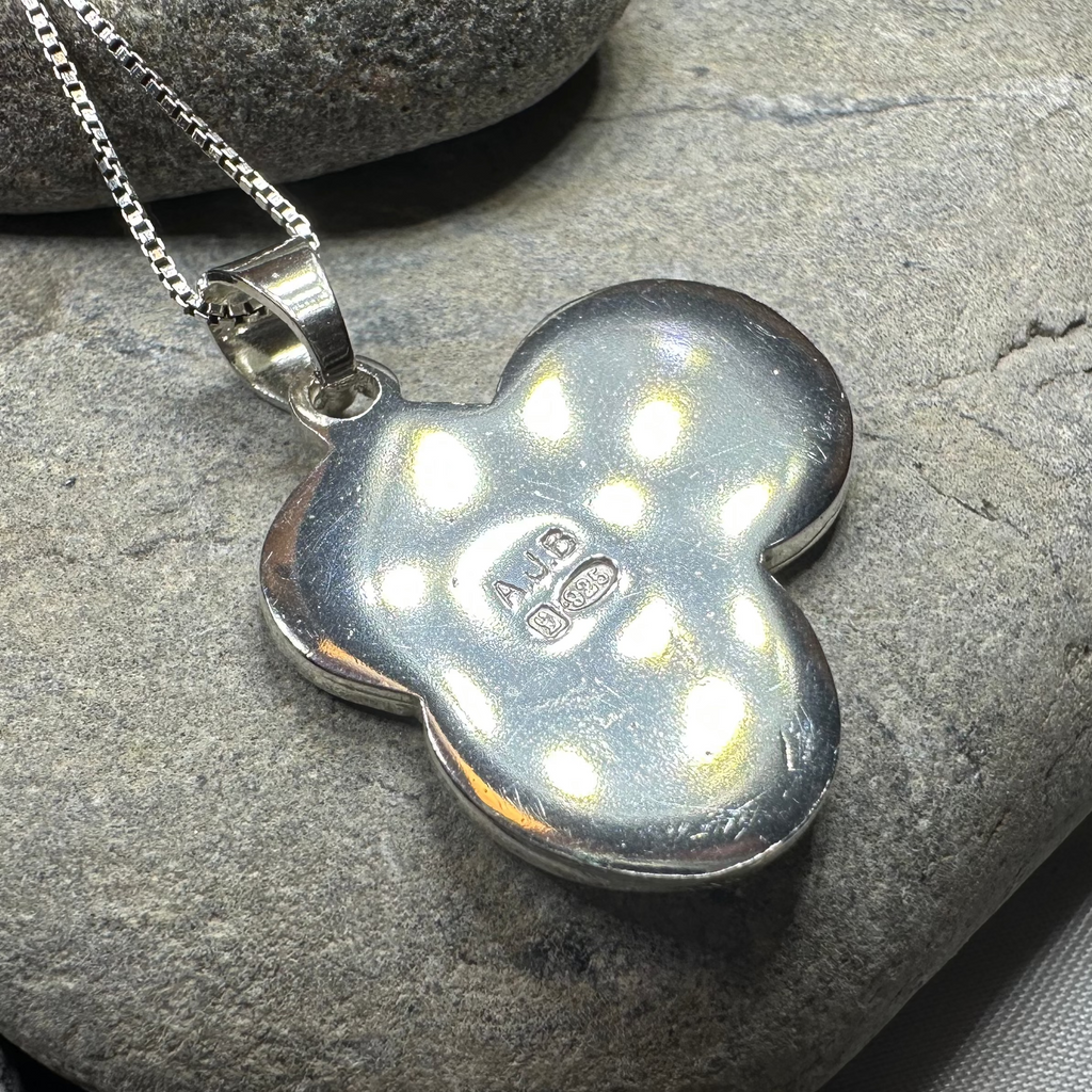 Artisan Newgrange Triple Spiral Necklace - Made in Ireland