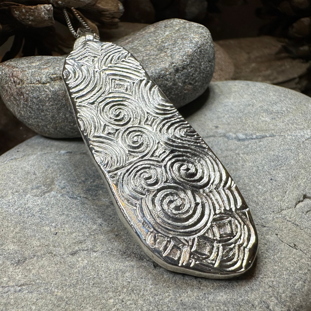 Artisan Newgrange Entrance Stone Necklace - Made in Ireland