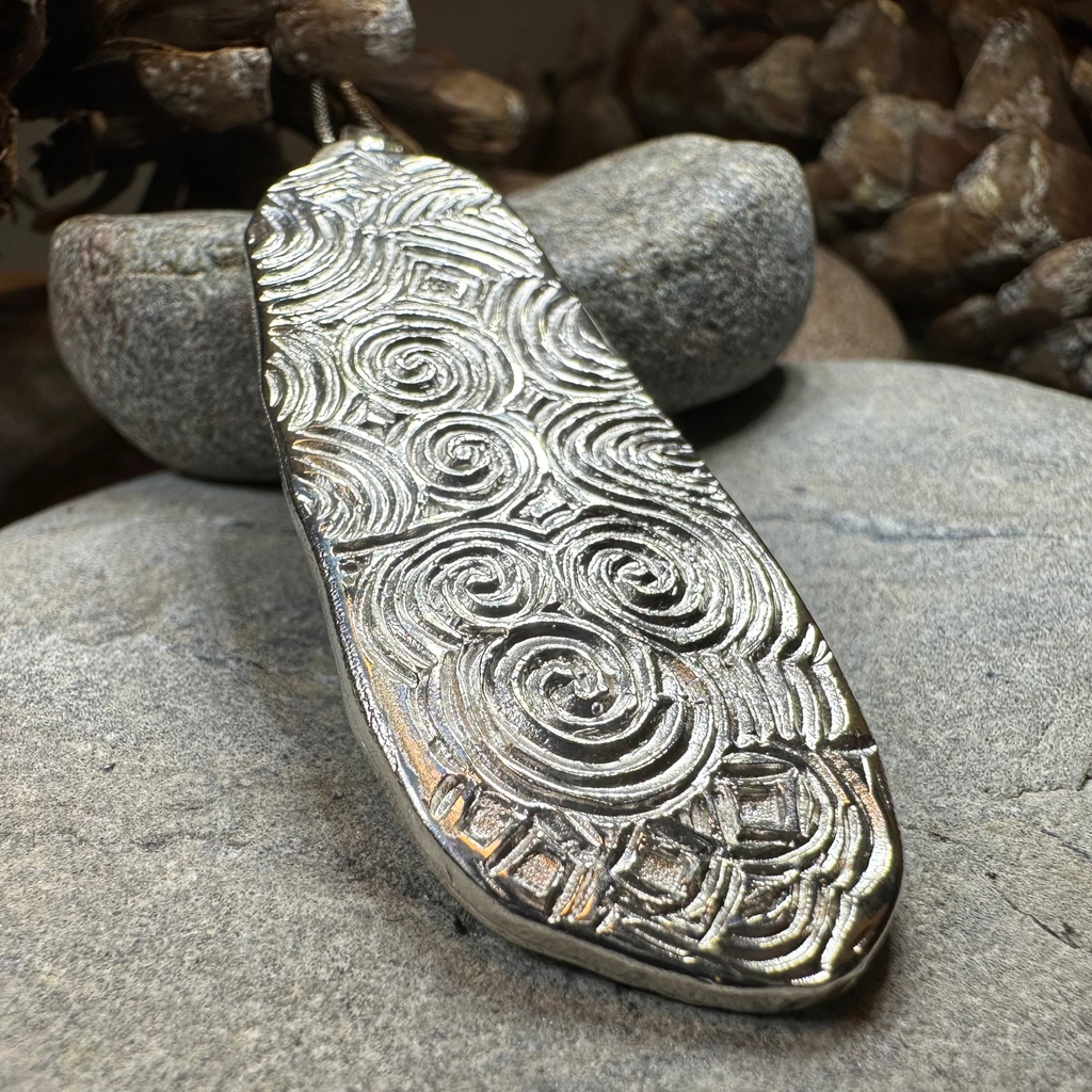 Artisan Newgrange Entrance Stone Necklace - Made in Ireland