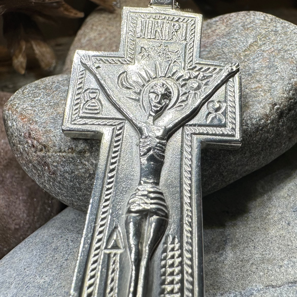 Artisan Irish Penal Crucifix Cross Necklace - Made in Ireland