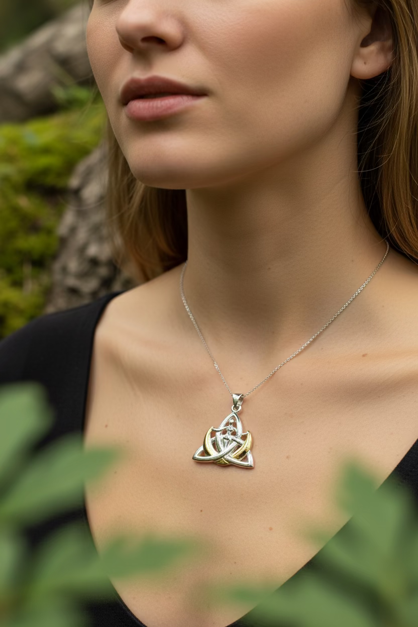 Crescent Moon Goddess Necklace