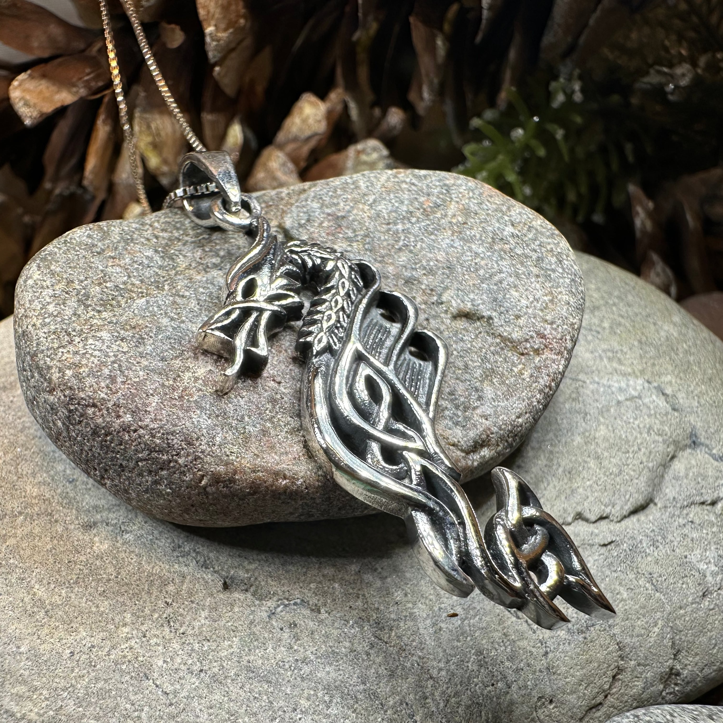 Zorn Celtic Dragon Necklace