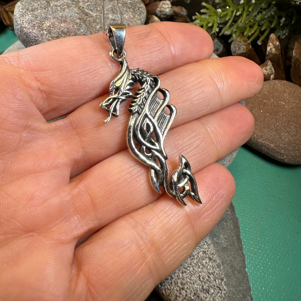 Zorn Celtic Dragon Necklace