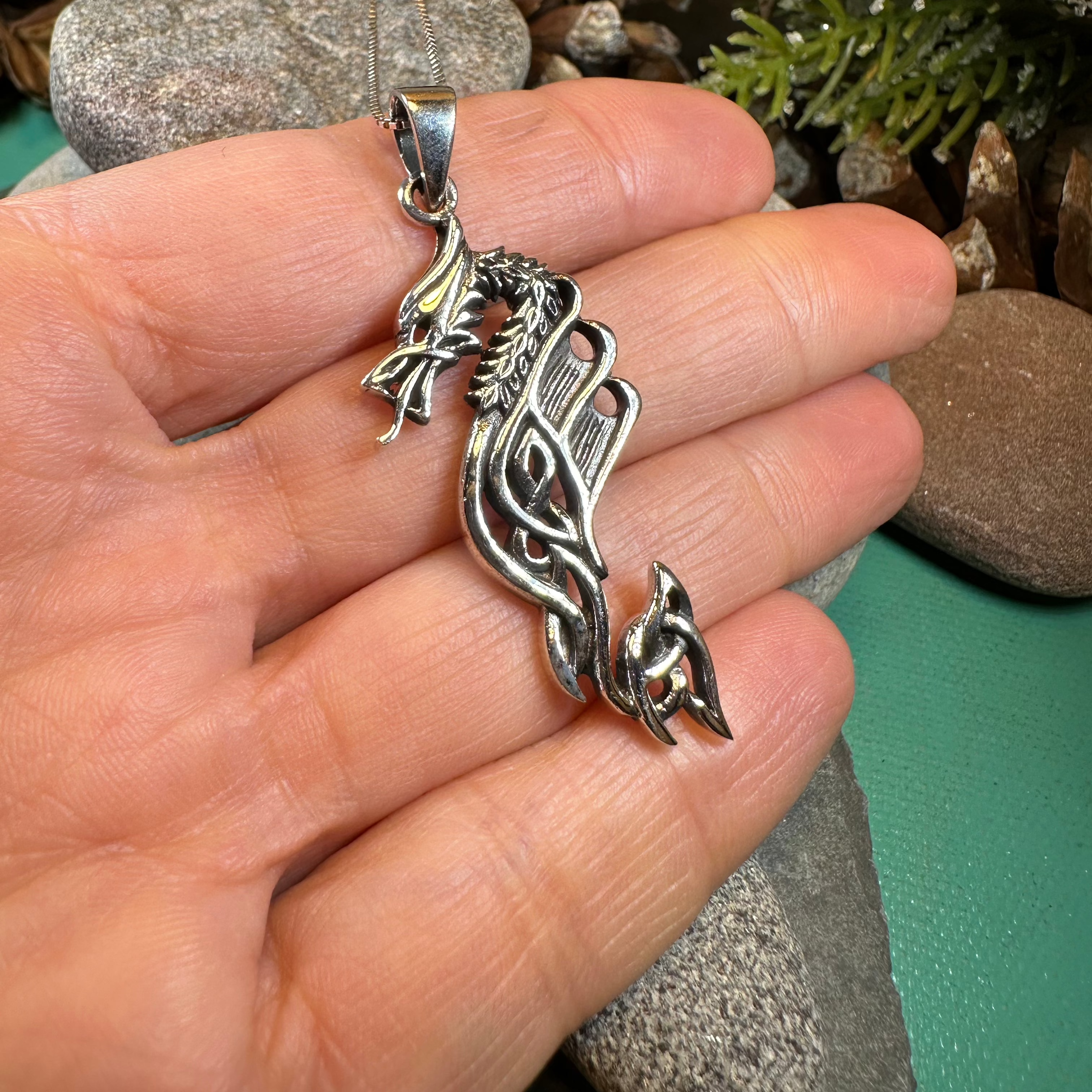 Zorn Celtic Dragon Necklace