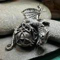 Archion Dragon Moon Necklace
