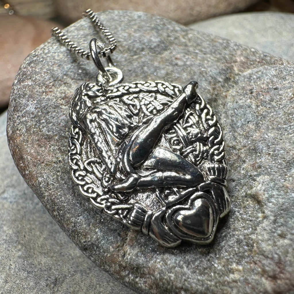 Claddagh Irish Dancer Necklace