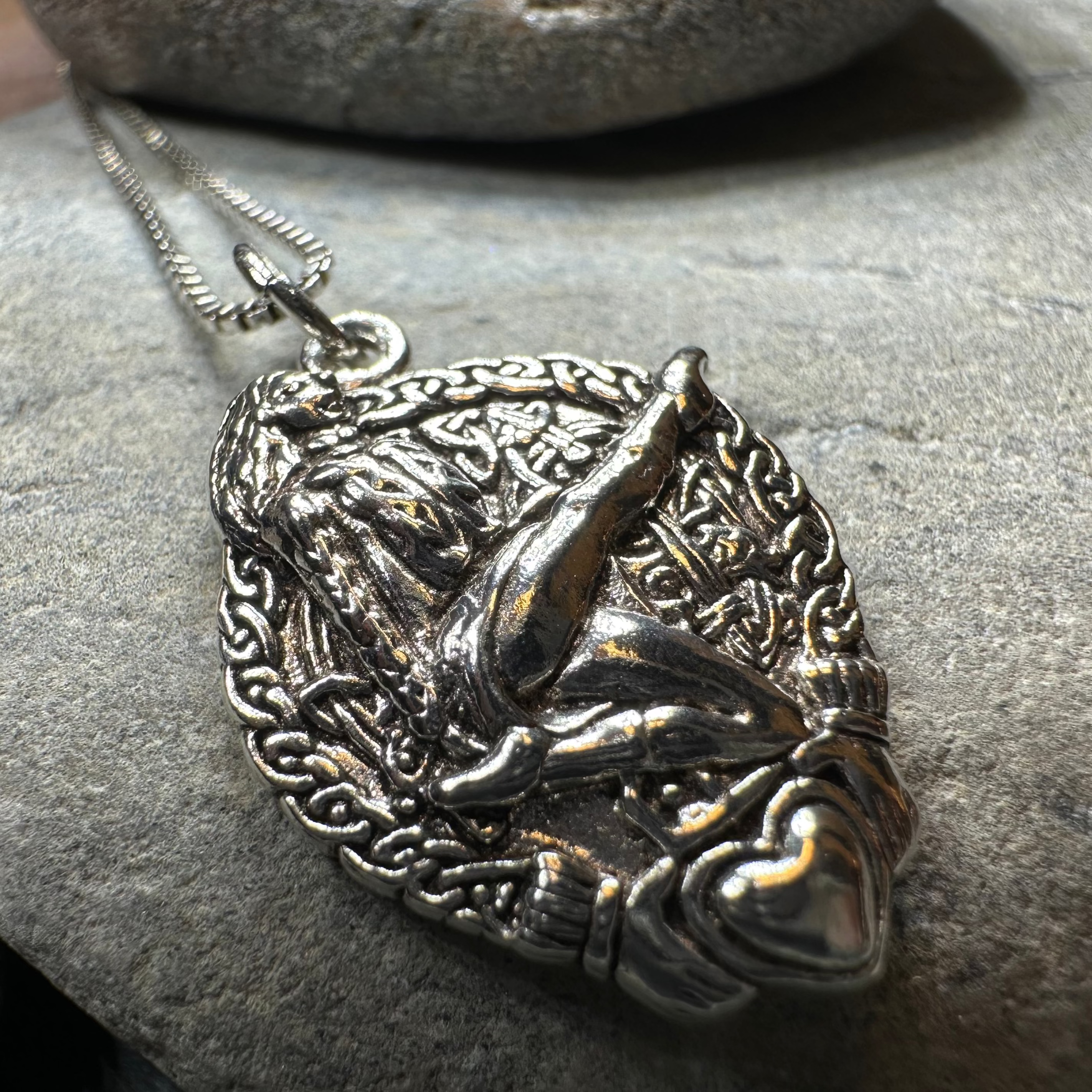 Claddagh Irish Dancer Necklace