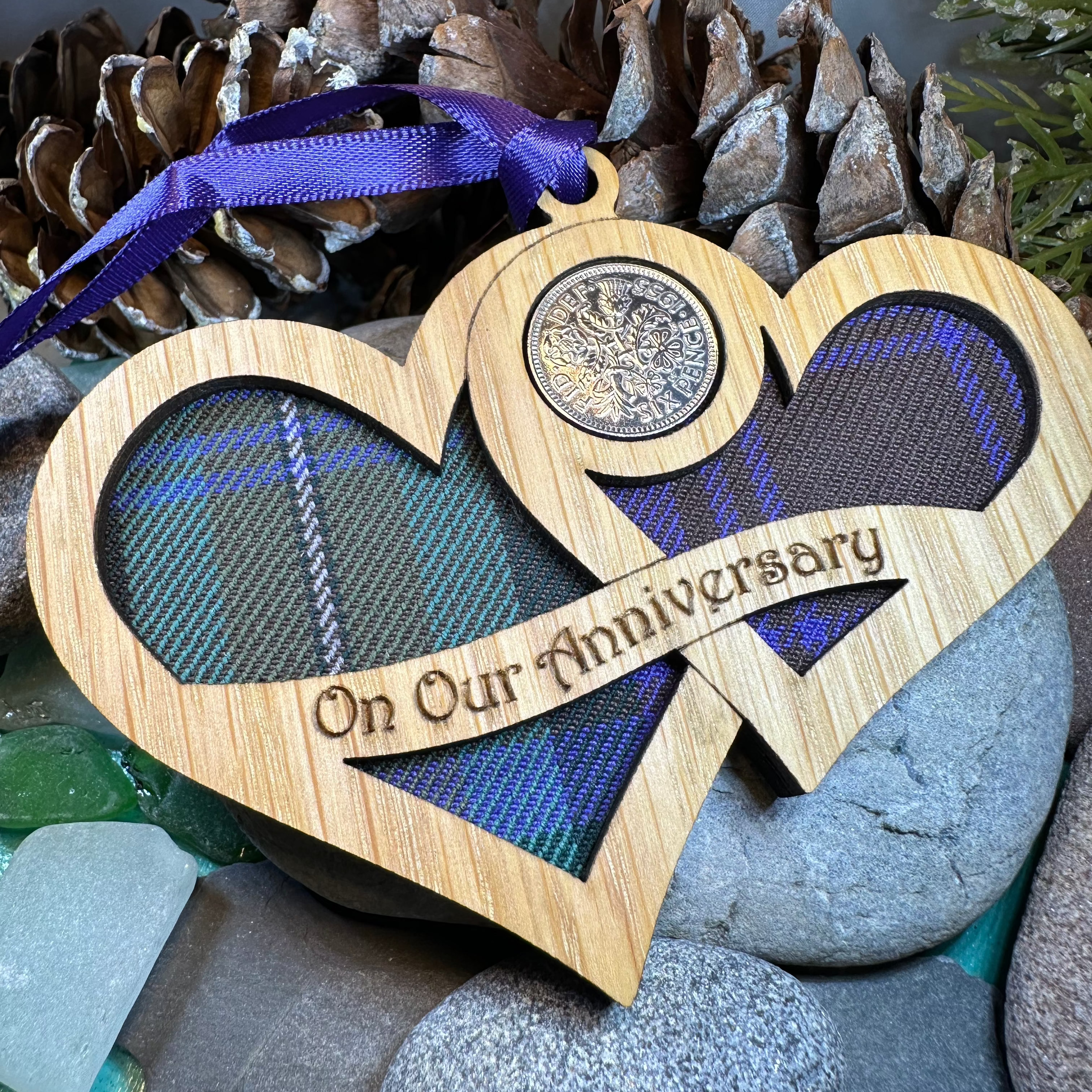 Scottish Anniversary Lucky Sixpence Gift