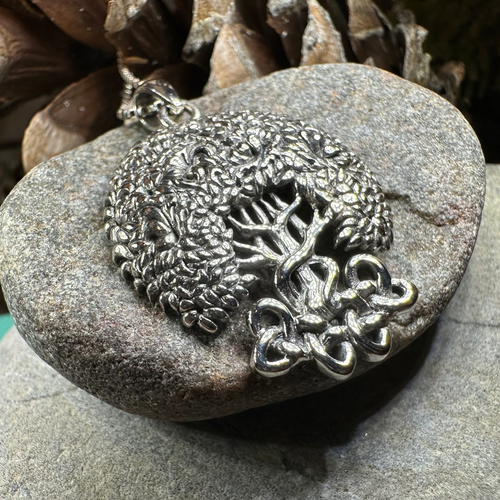Bountiful Celtic Tree of Life Necklace in Sterling Silver
