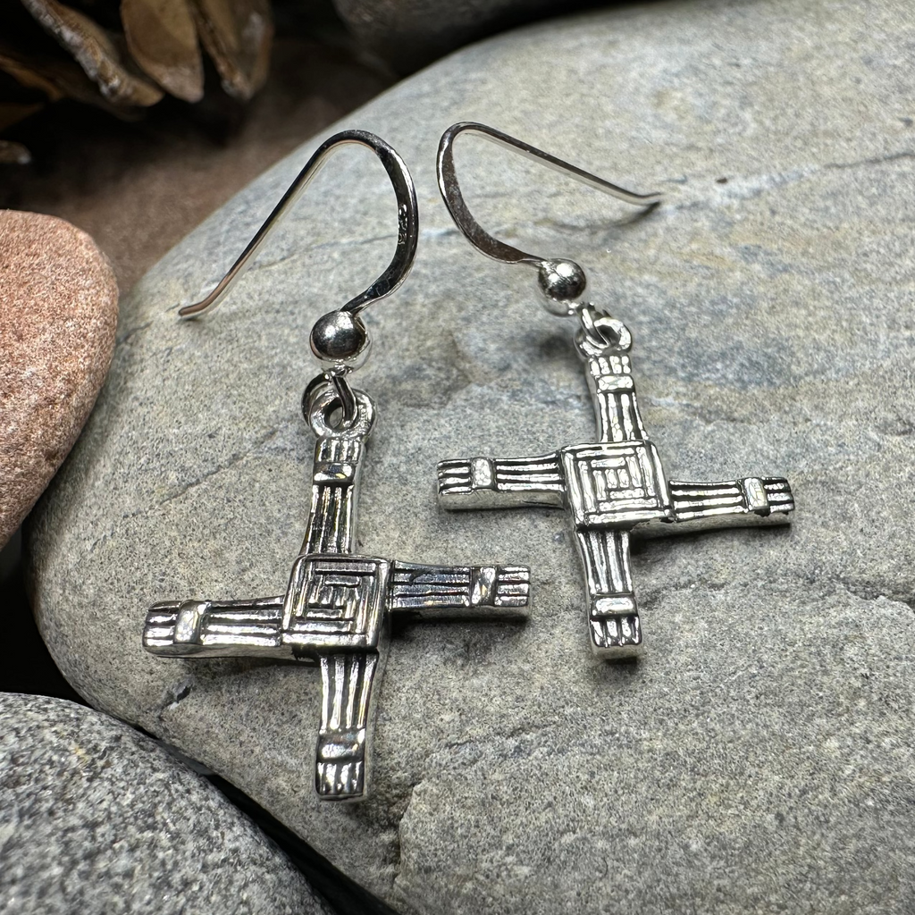 Ballyfarnan Saint Bridget's Cross Earrings