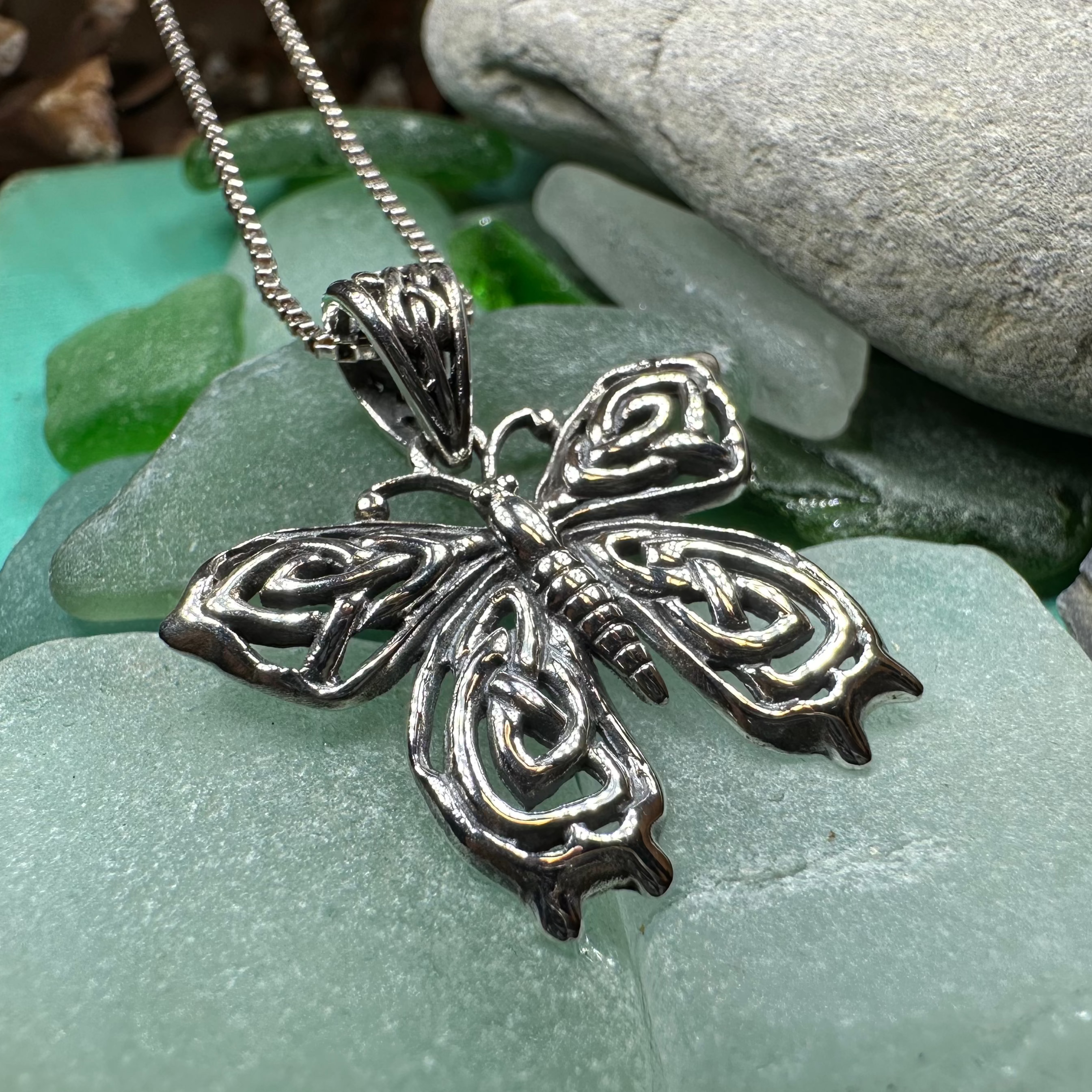 Azaria Celtic Butterfly Necklace