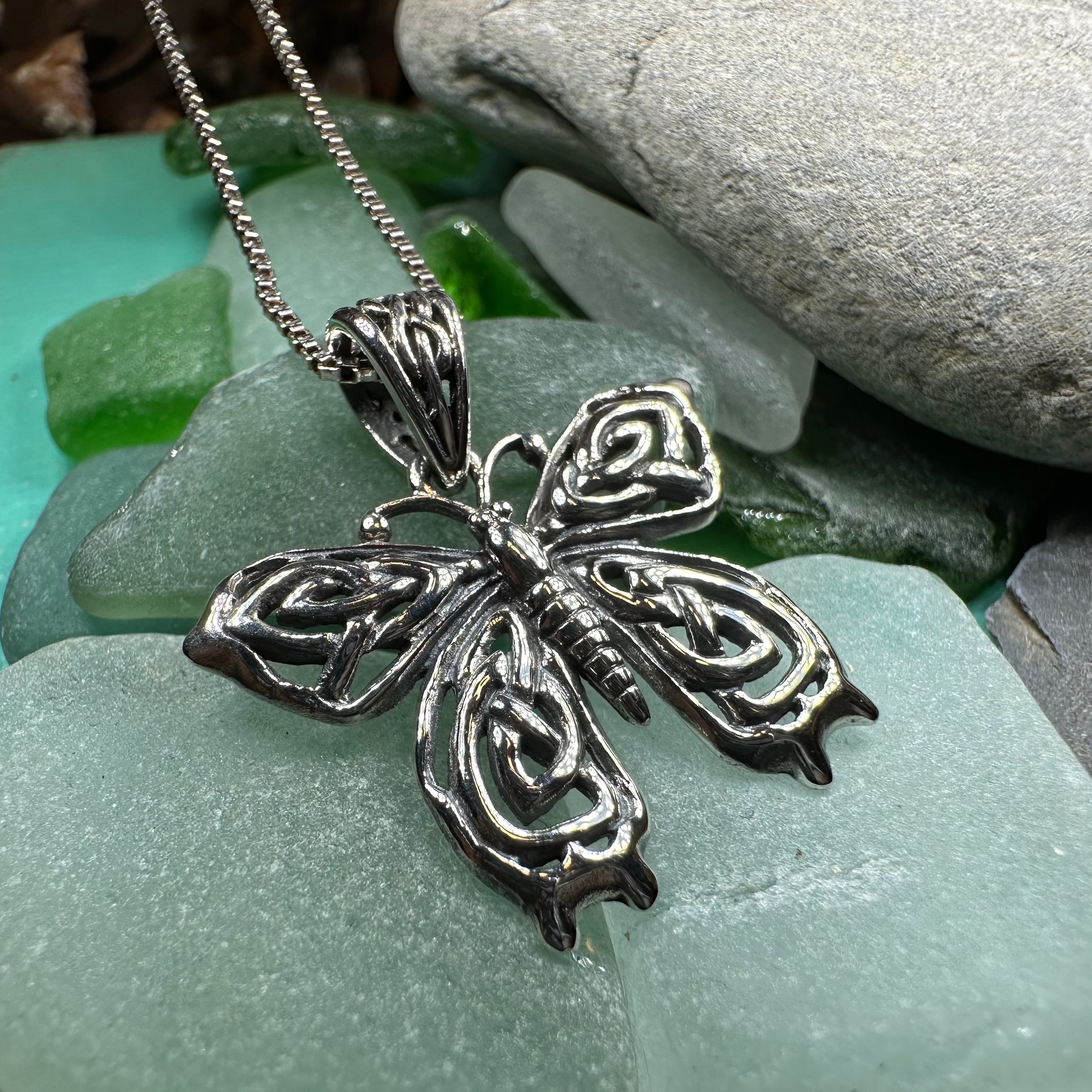Azaria Celtic Butterfly Necklace
