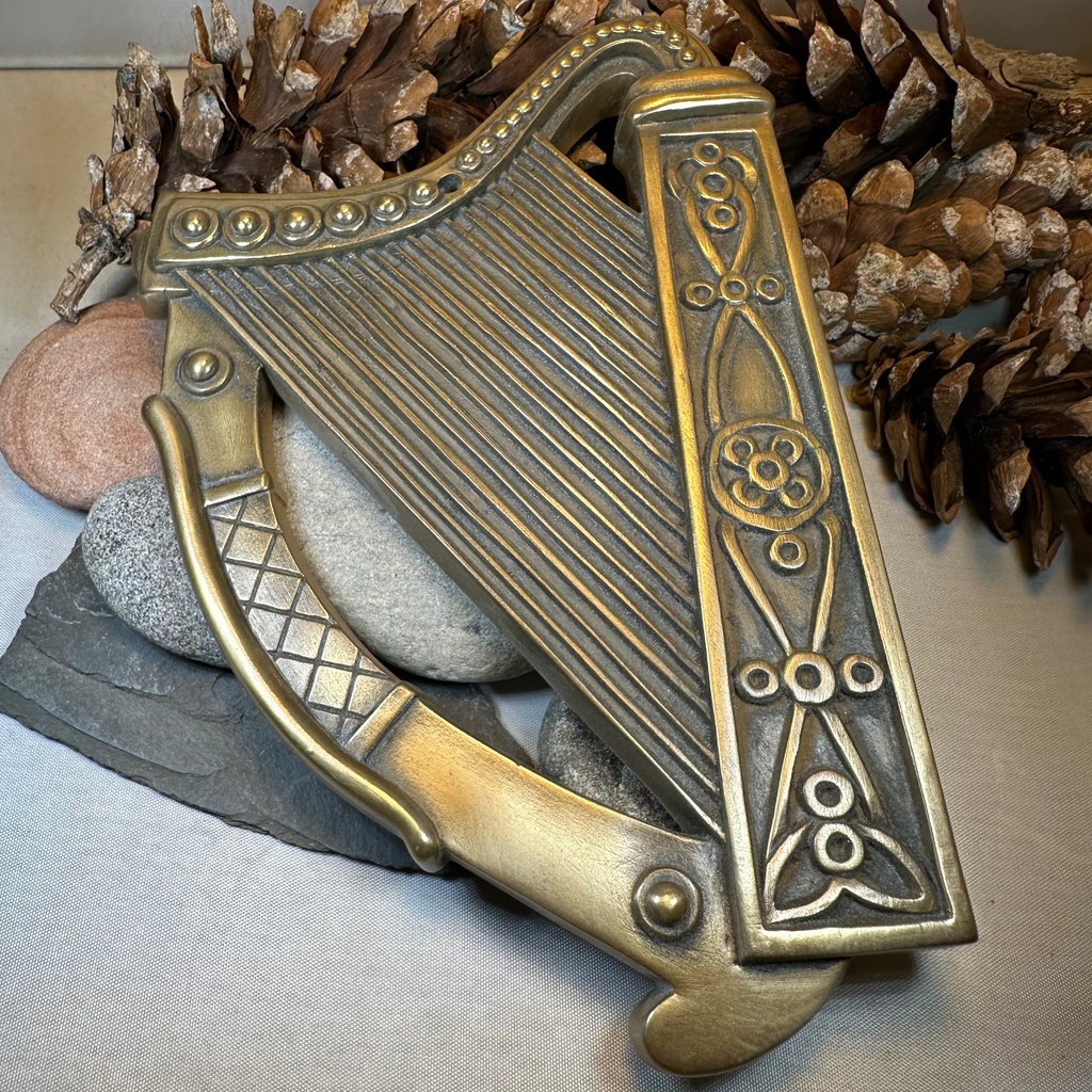 Celtic Harp Wall Plaque