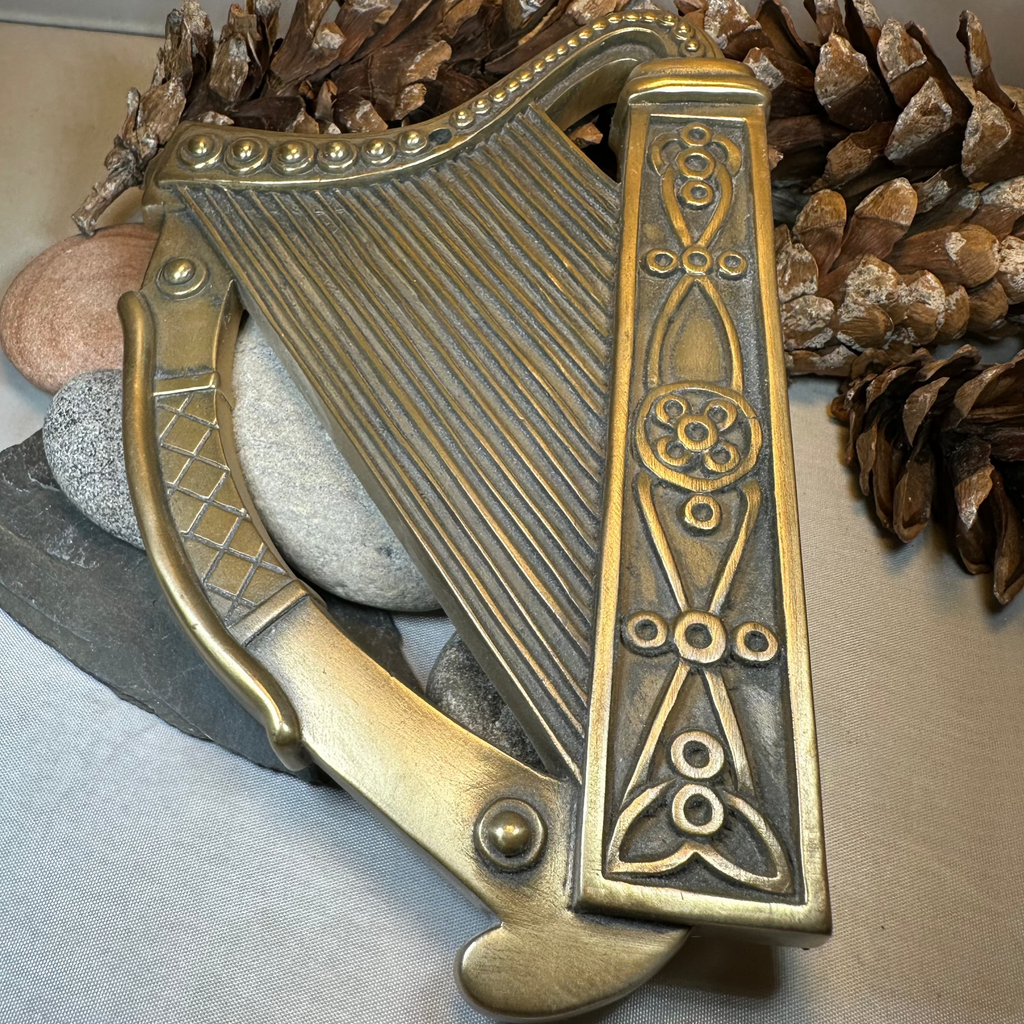 Celtic Harp Wall Plaque