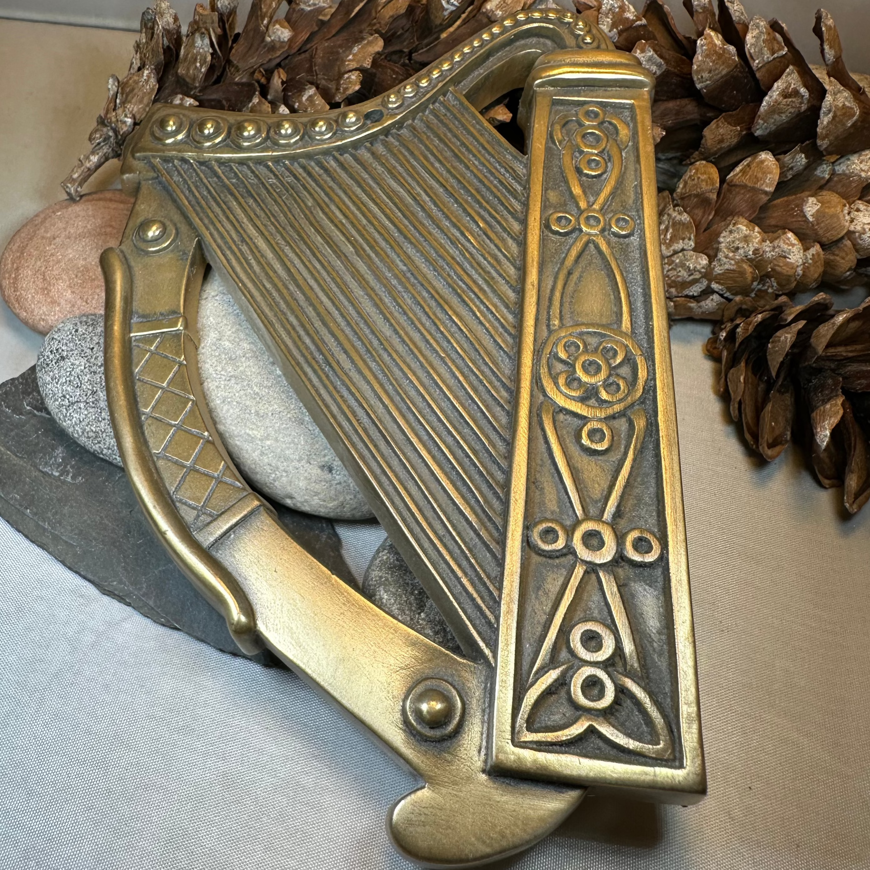 Celtic Harp Wall Plaque