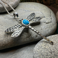 Turquoise Dragonfly Necklace