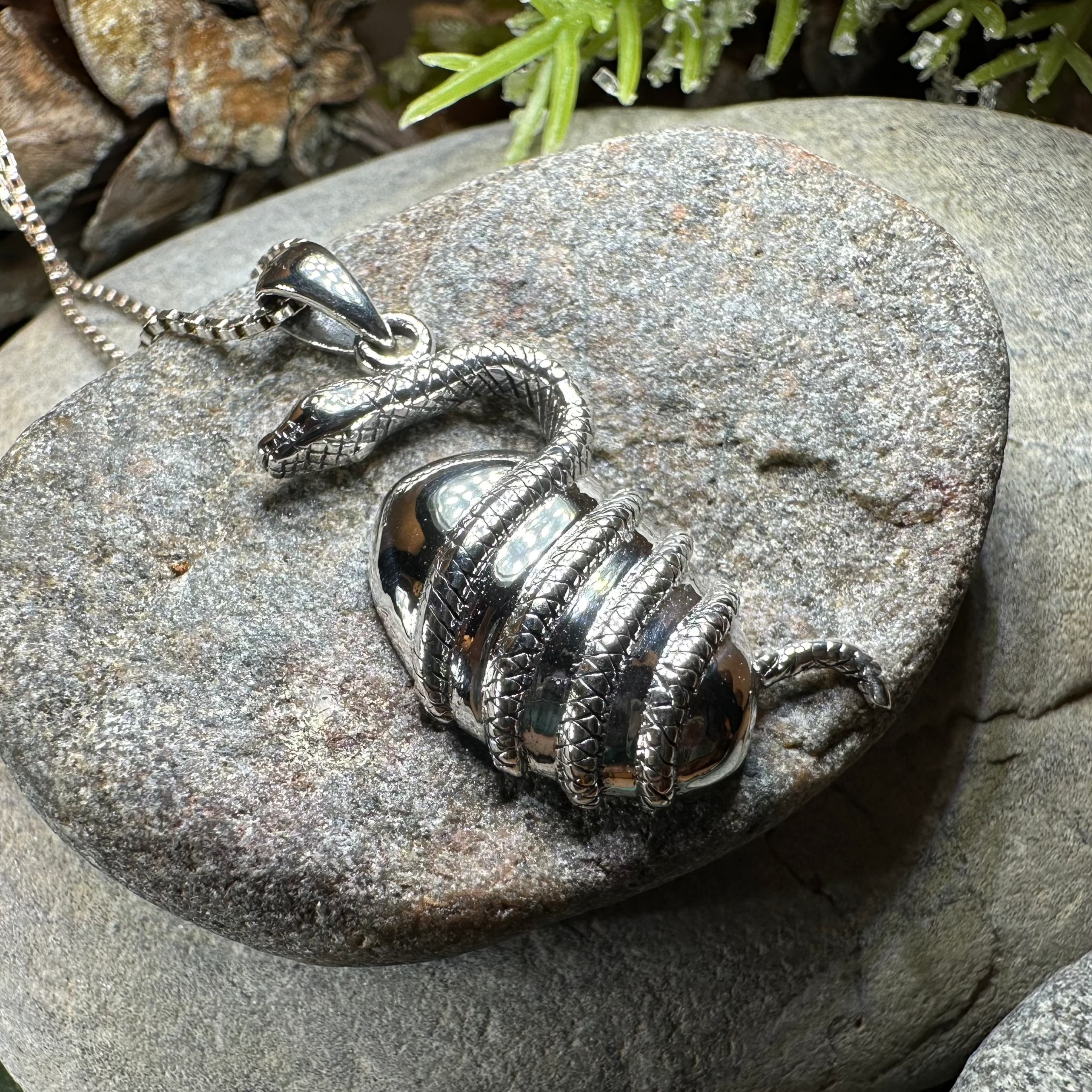 Orphic Greek World Egg Pendant