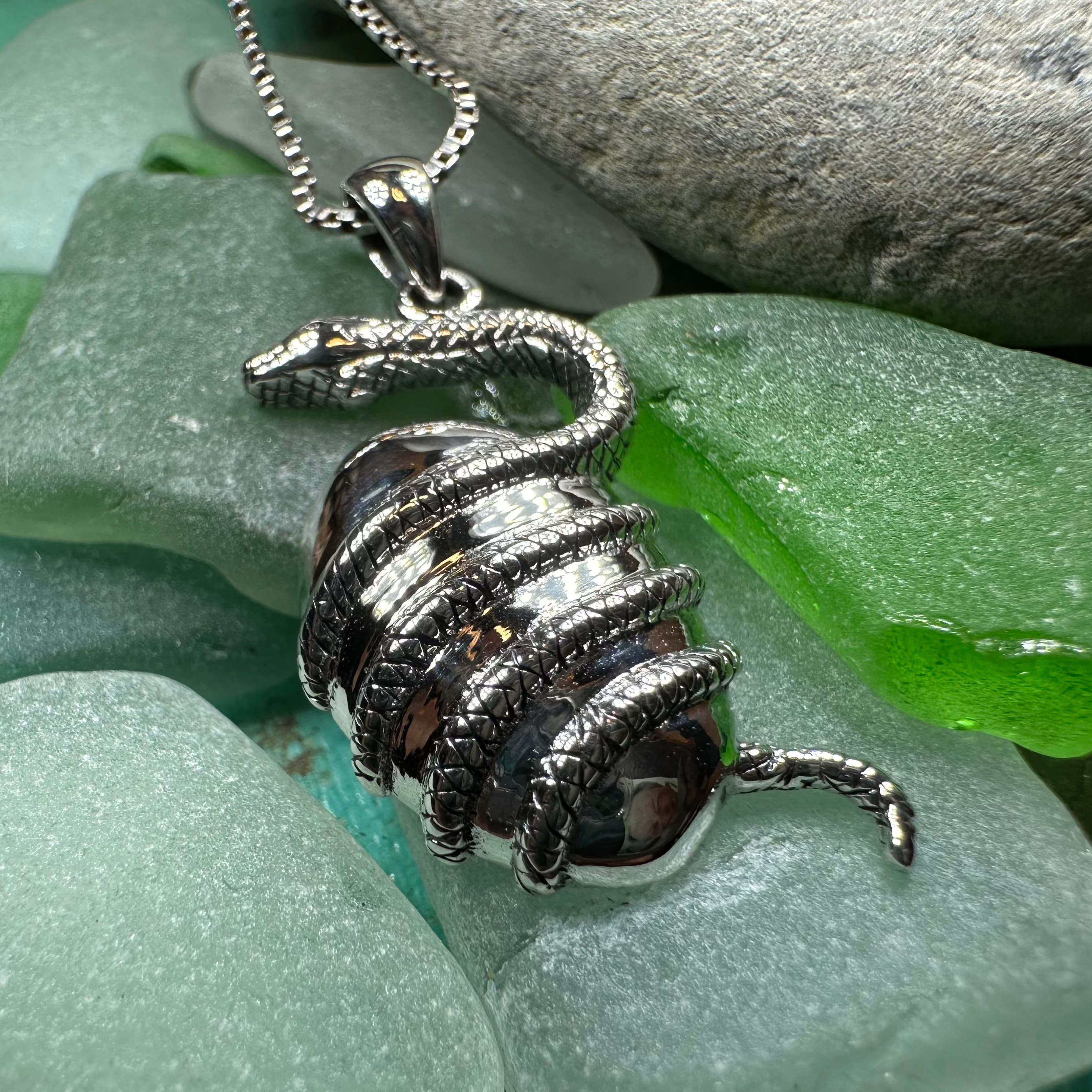 Orphic Greek World Egg Pendant