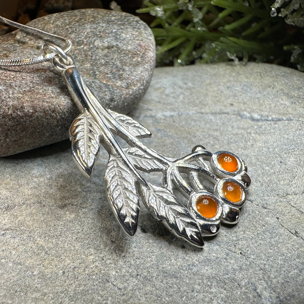 Rowan Tree of Life Necklace - Handmade in Scotland
