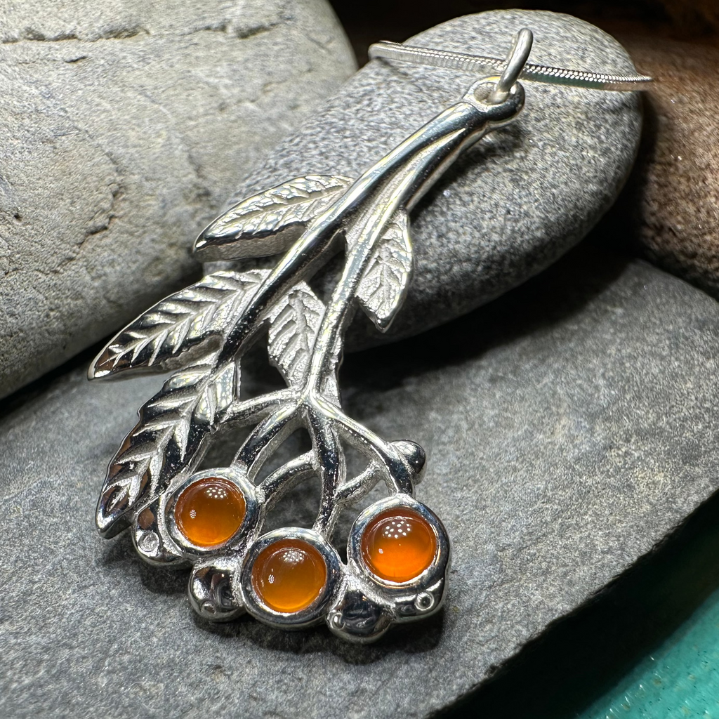 Rowan Tree of Life Necklace - Handmade in Scotland