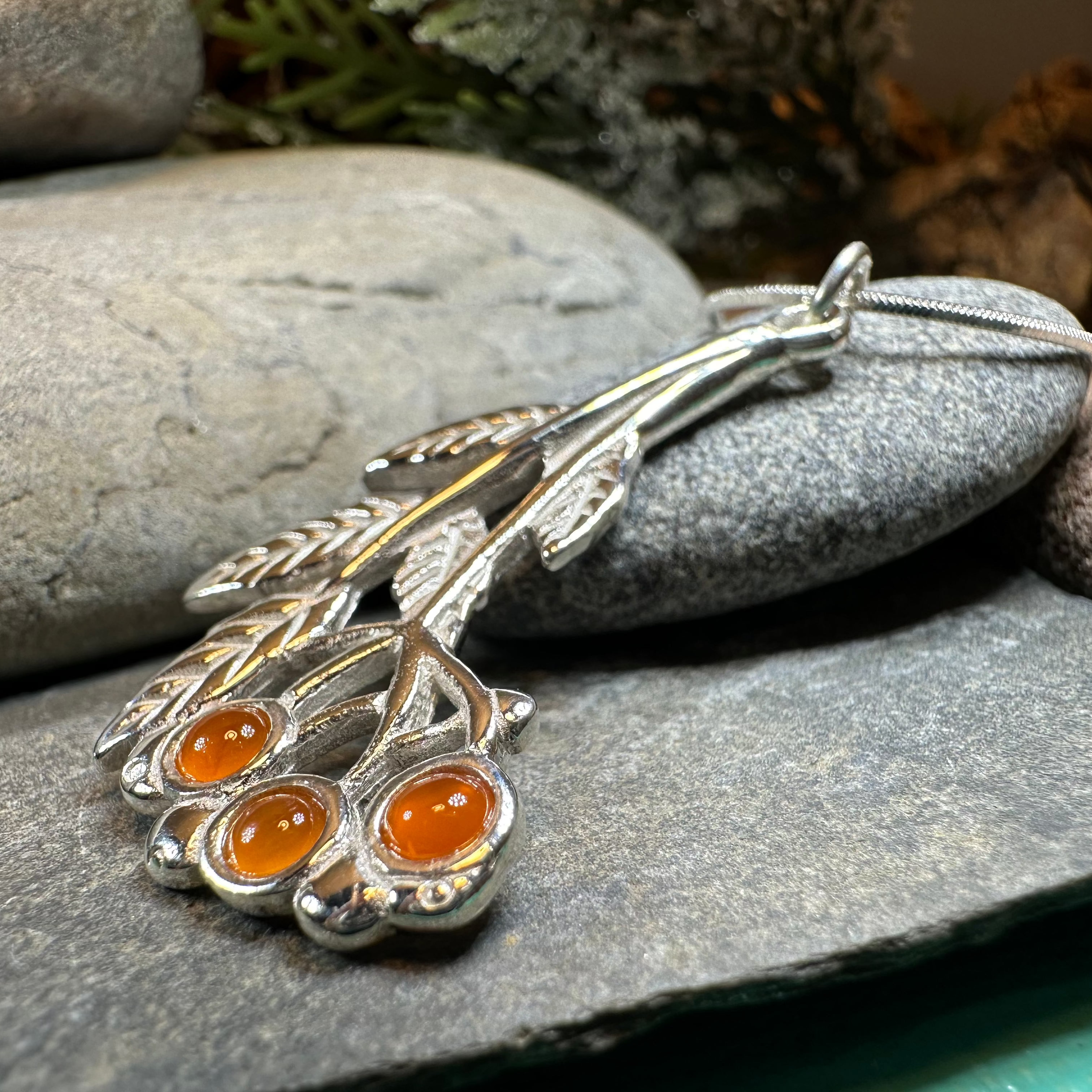Rowan Tree of Life Necklace - Handmade in Scotland