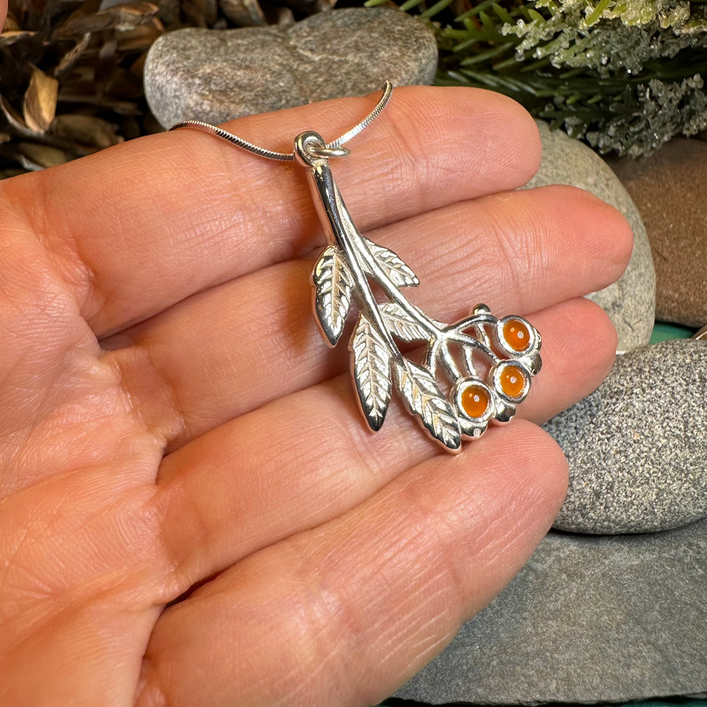 Rowan Tree of Life Necklace - Handmade in Scotland