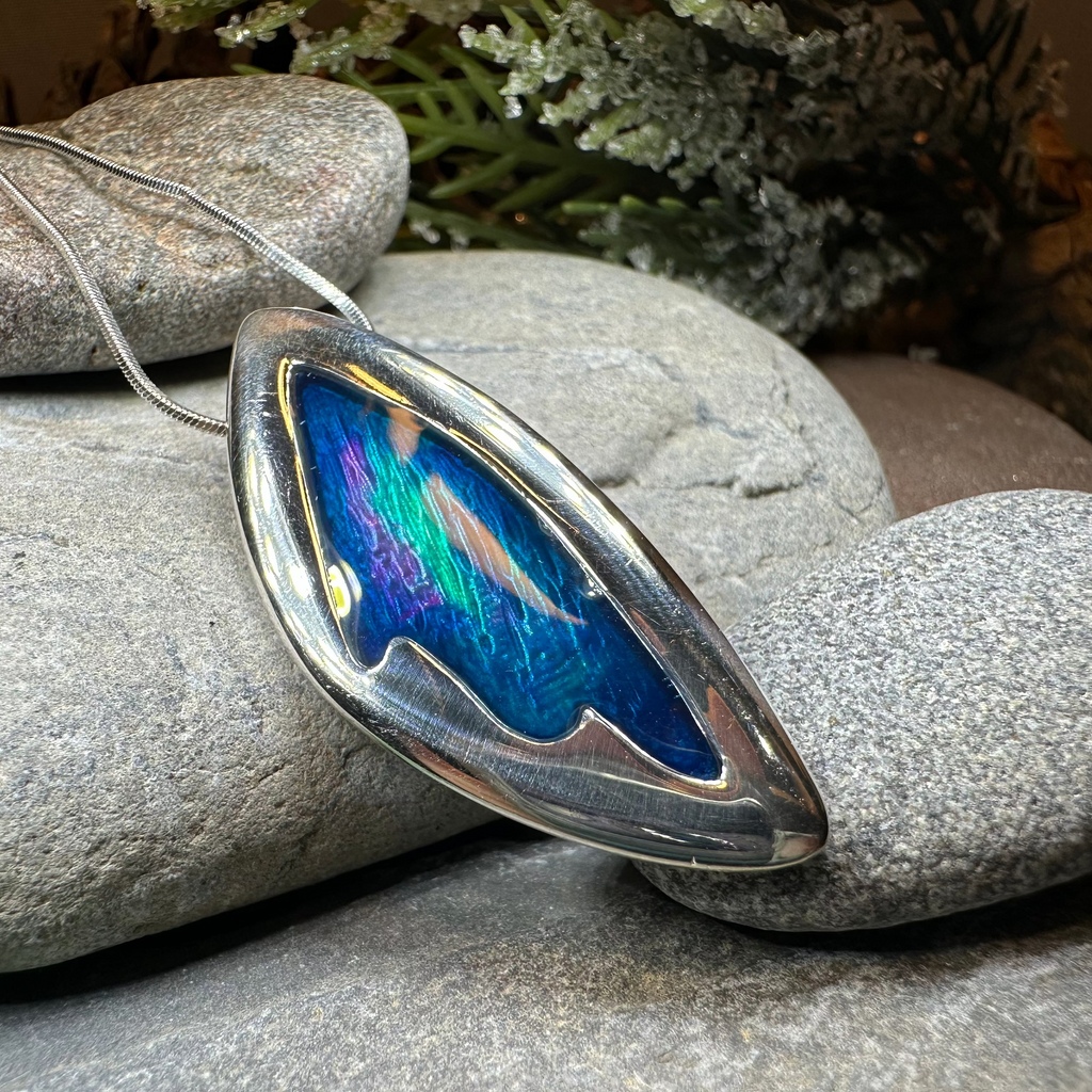 Northern Lights Necklace - Handmade in Scotland
