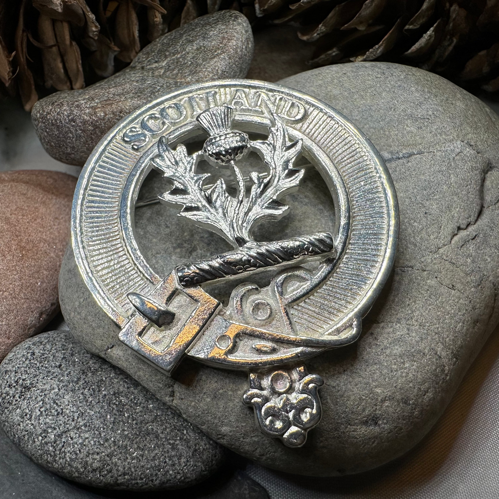 Scotland Thistle Brooch - Handmade in Scotland