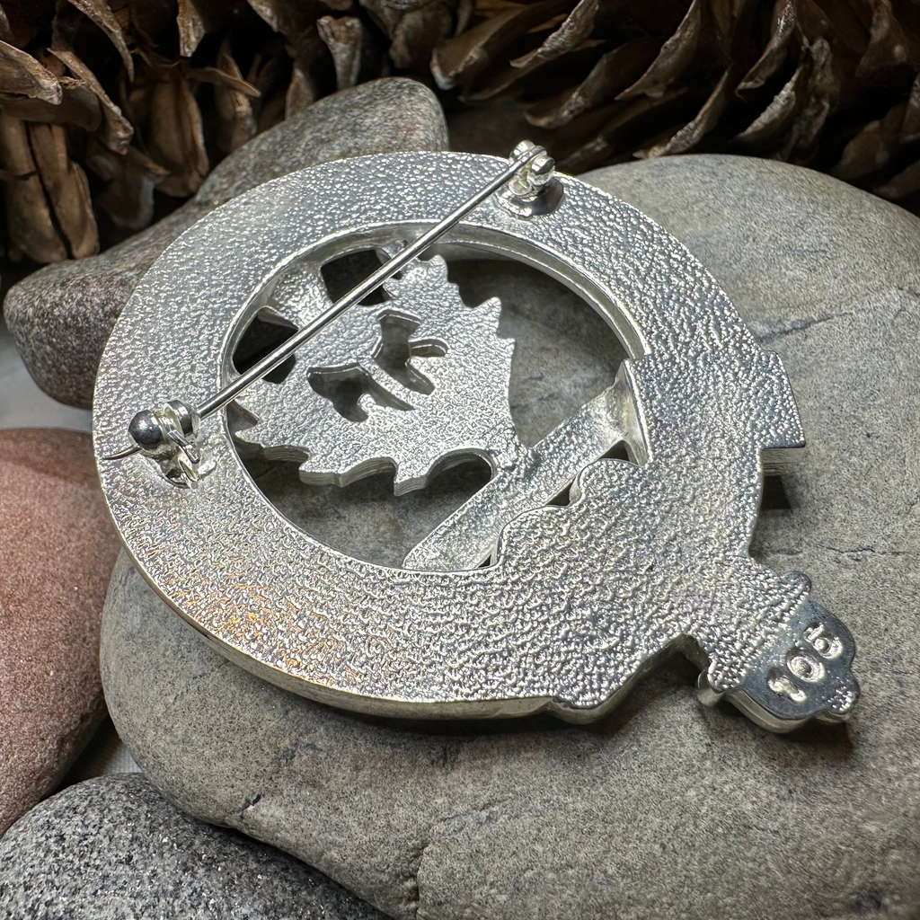 Scotland Thistle Brooch - Handmade in Scotland