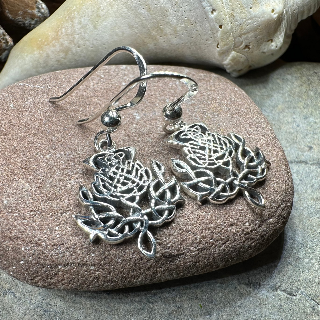 Eildon Scottish Thistle Earrings