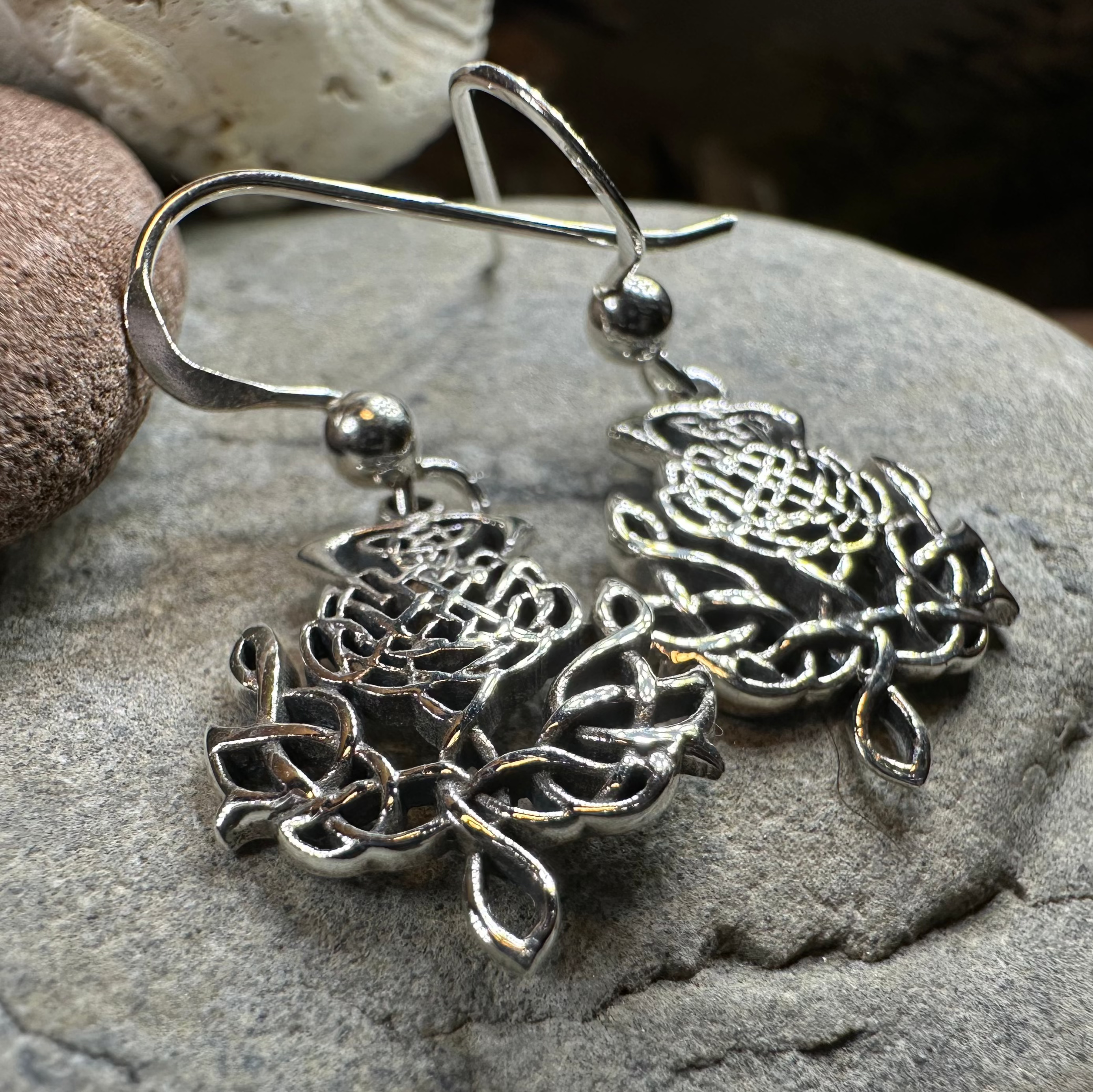 Eildon Scottish Thistle Earrings