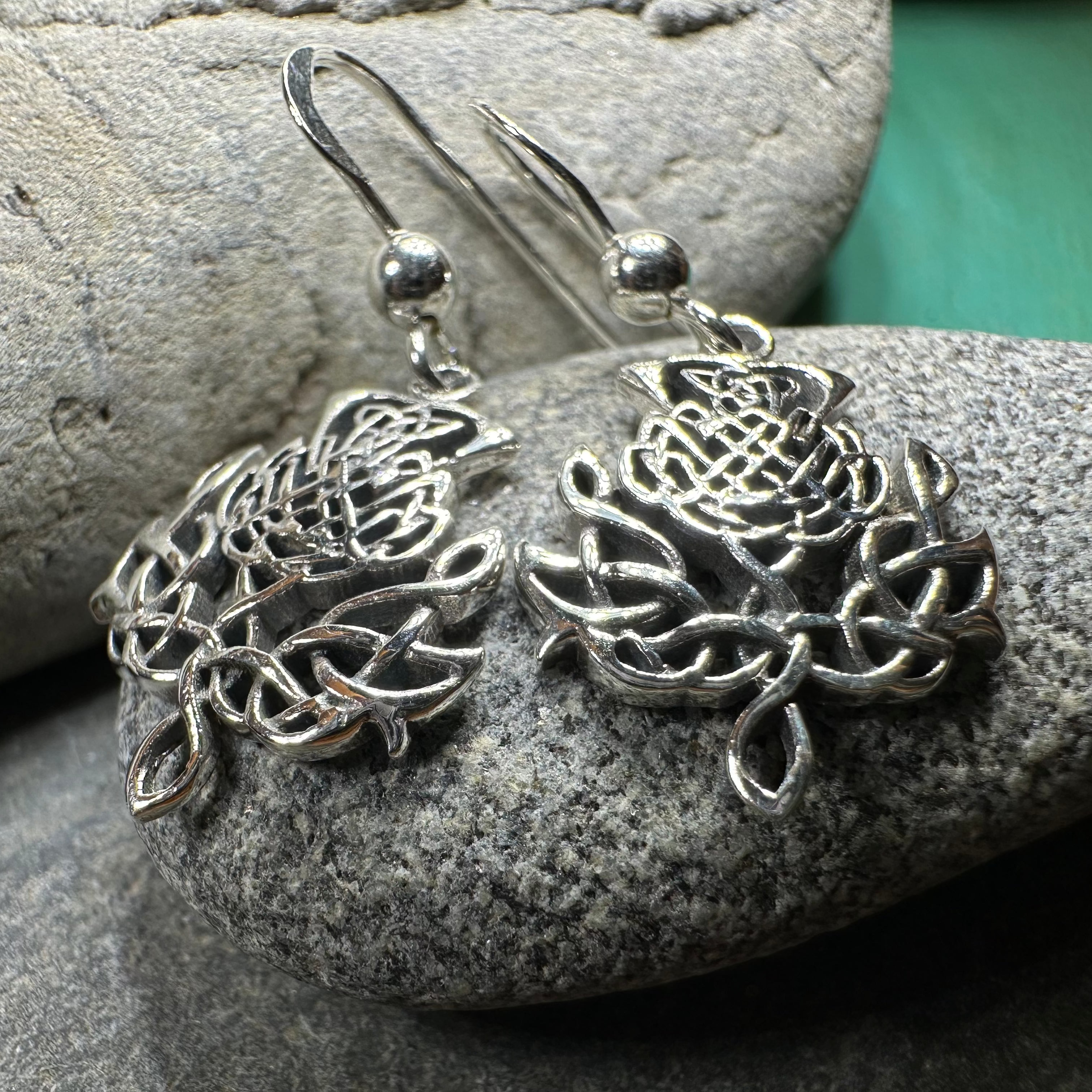 Eildon Scottish Thistle Earrings