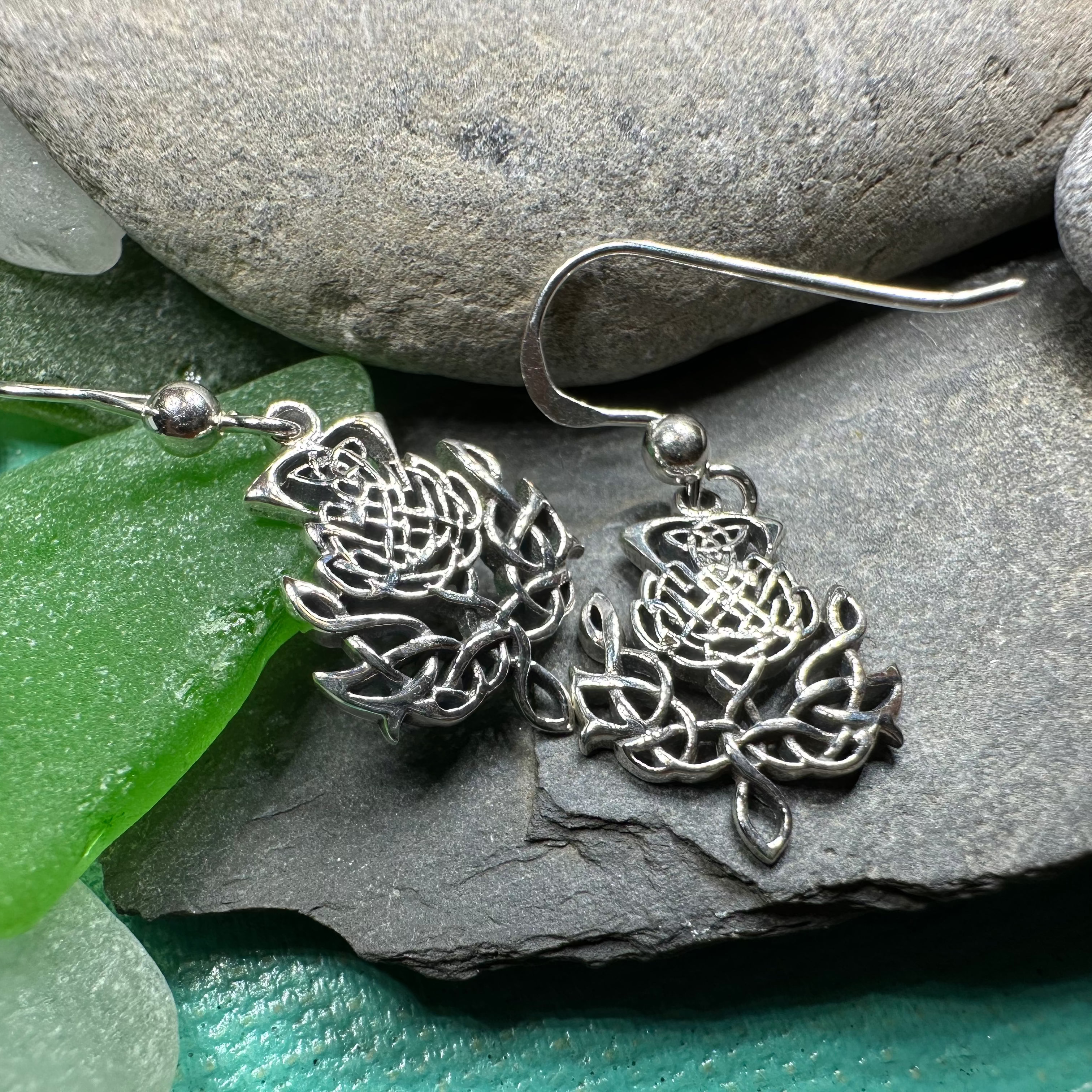 Eildon Scottish Thistle Earrings