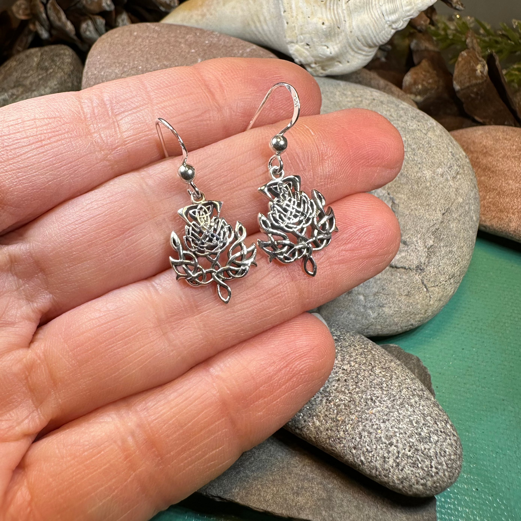 Eildon Scottish Thistle Earrings