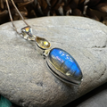 Briony Labradorite Necklace in Sterling Silver