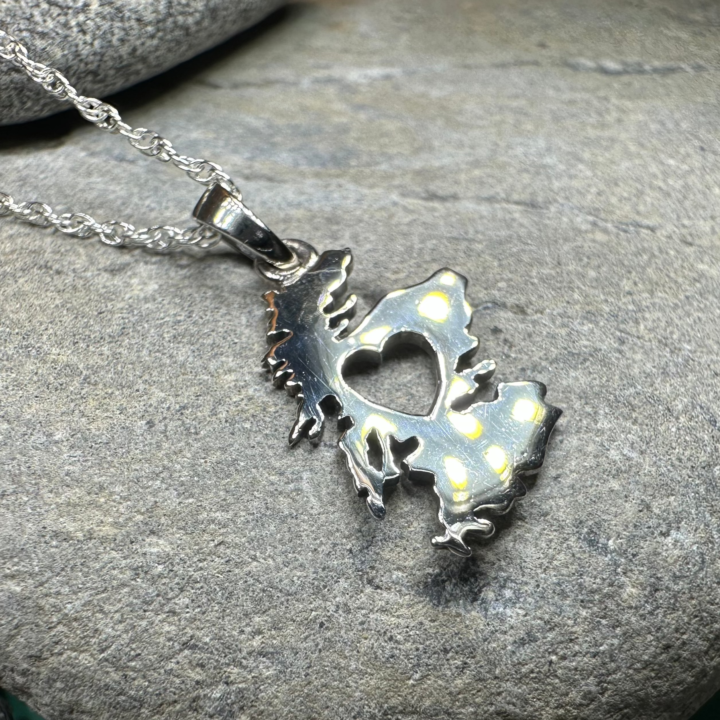 Scotland Map Necklace
