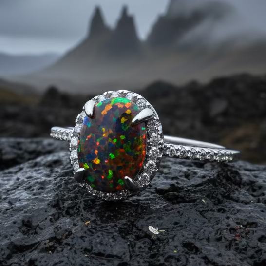 Tamara Opal Engagement Ring for Women