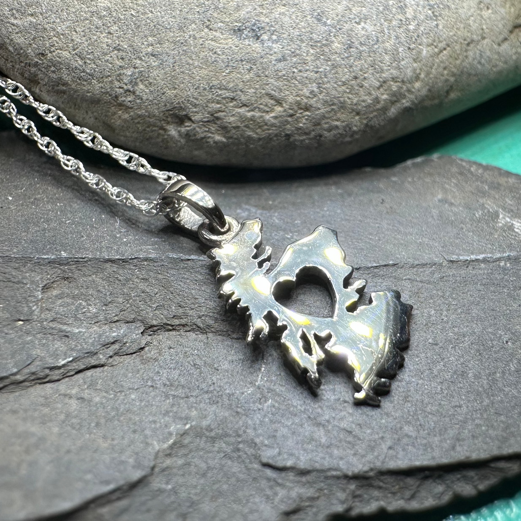 Scotland Map Necklace