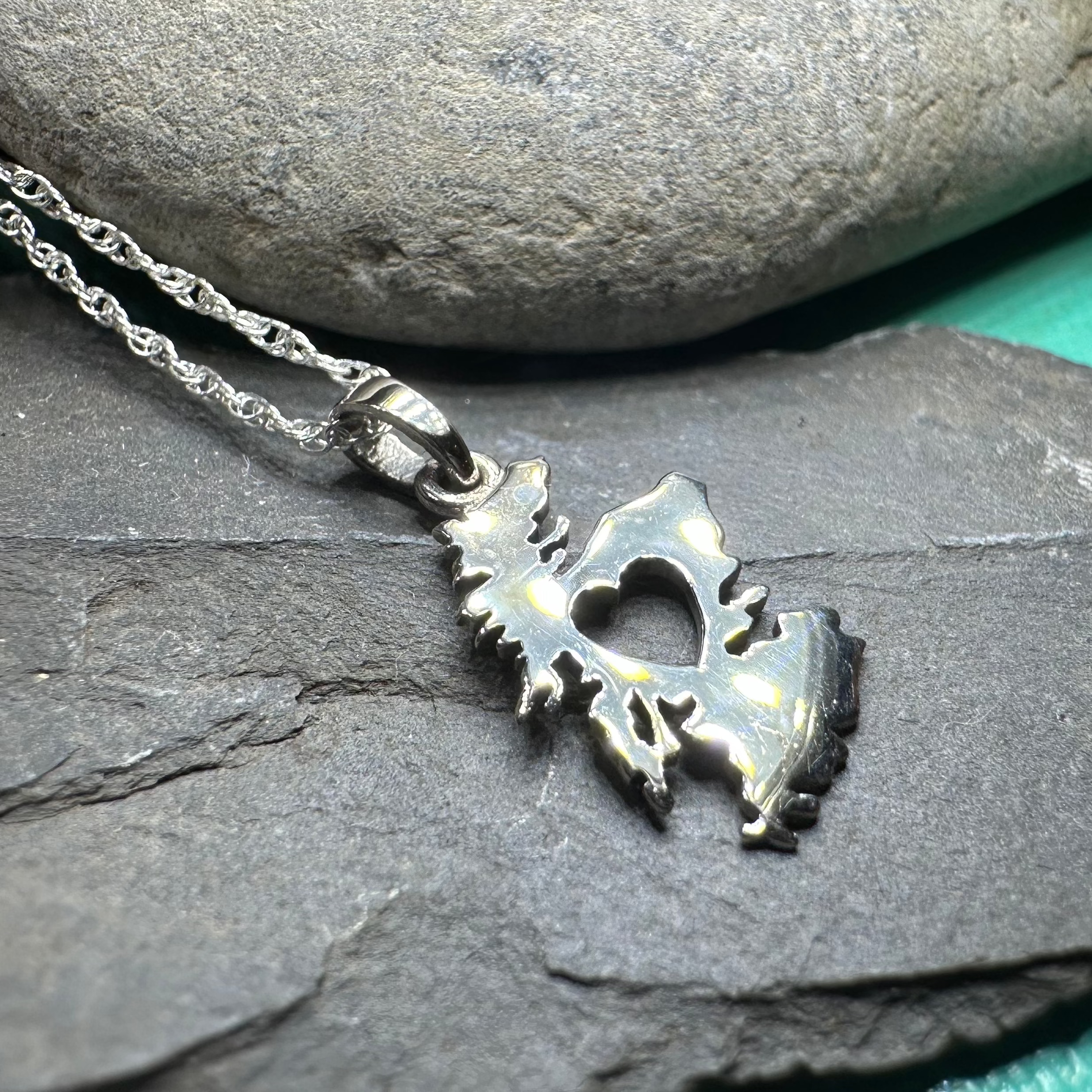 Scotland Map Necklace