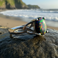 Celtic Magic Celtic Black Opal Ring