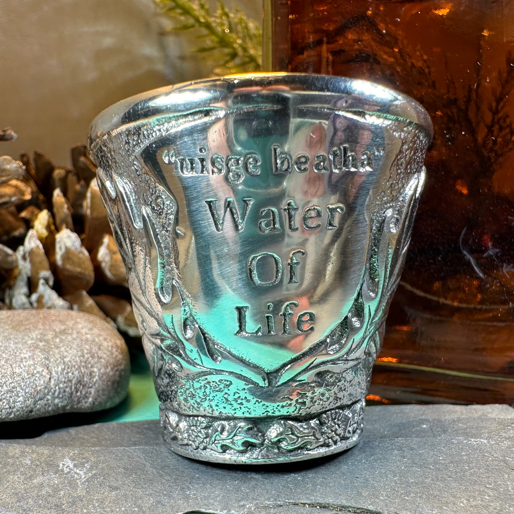 Water of Life Scotch Whisky Wee Dram Cup