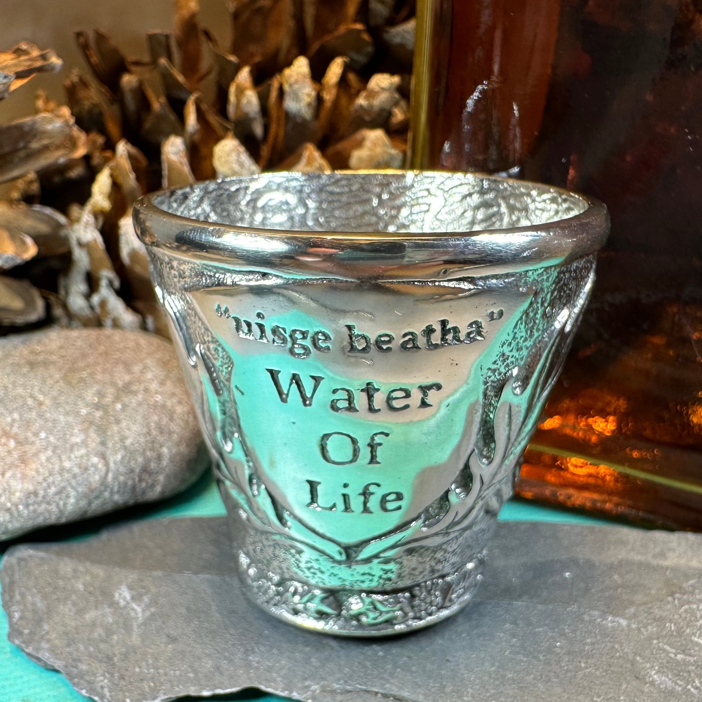 Water of Life Scotch Whisky Wee Dram Cup