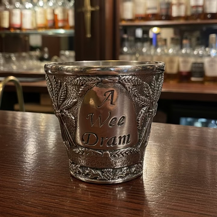 Water of Life Scotch Whisky Wee Dram Cup