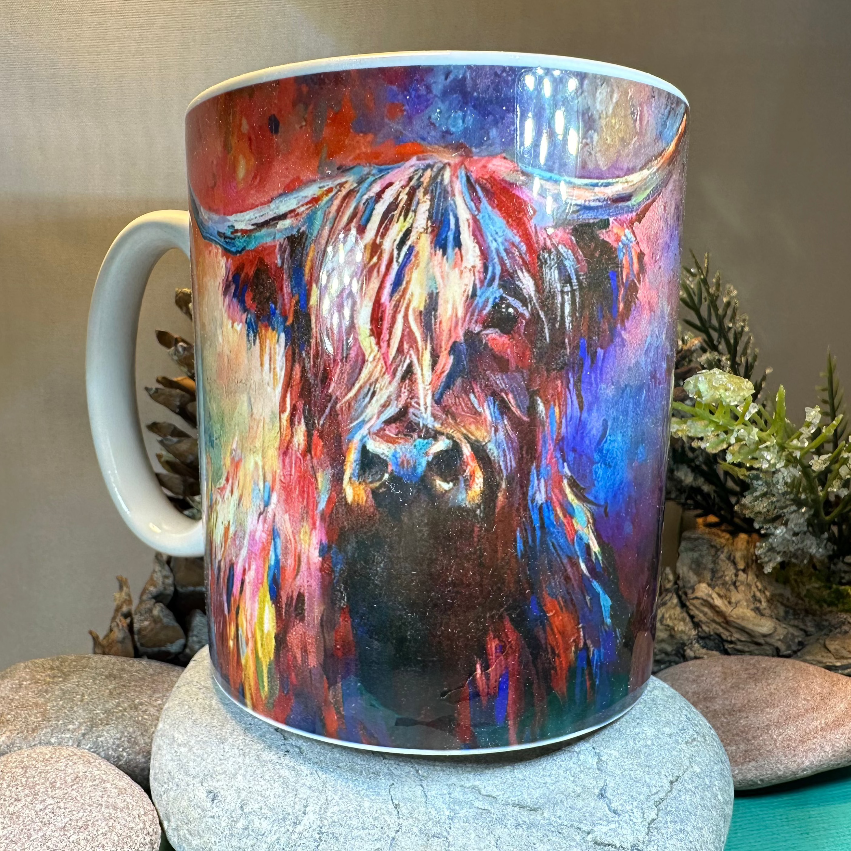 Sue Gardner Highland Cow Mug