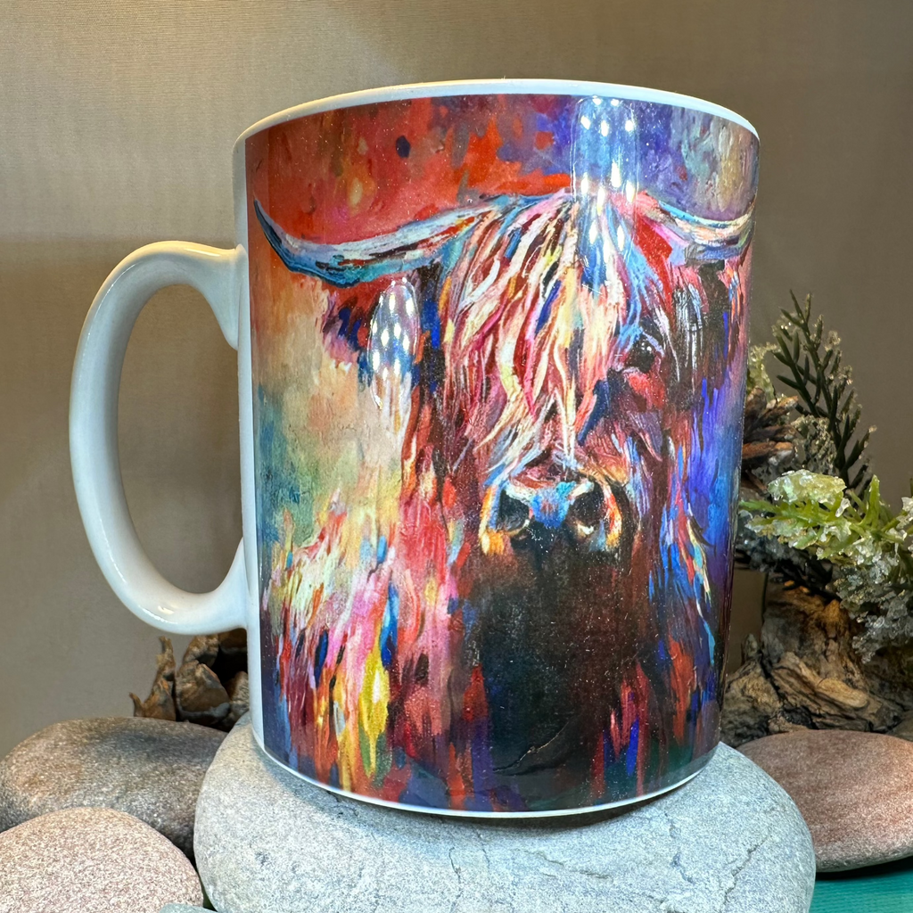 Sue Gardner Highland Cow Mug