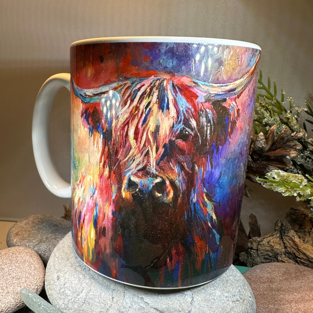 Sue Gardner Highland Cow Mug