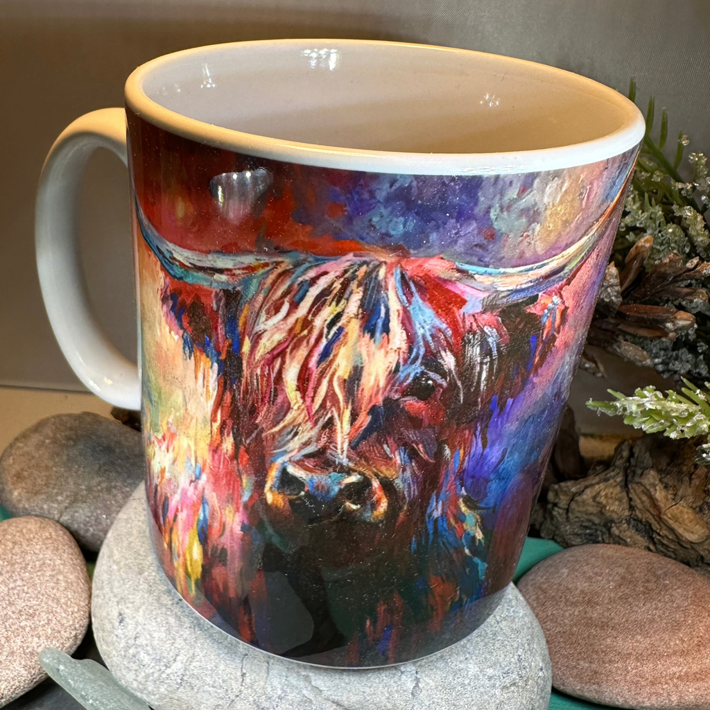 Sue Gardner Highland Cow Mug