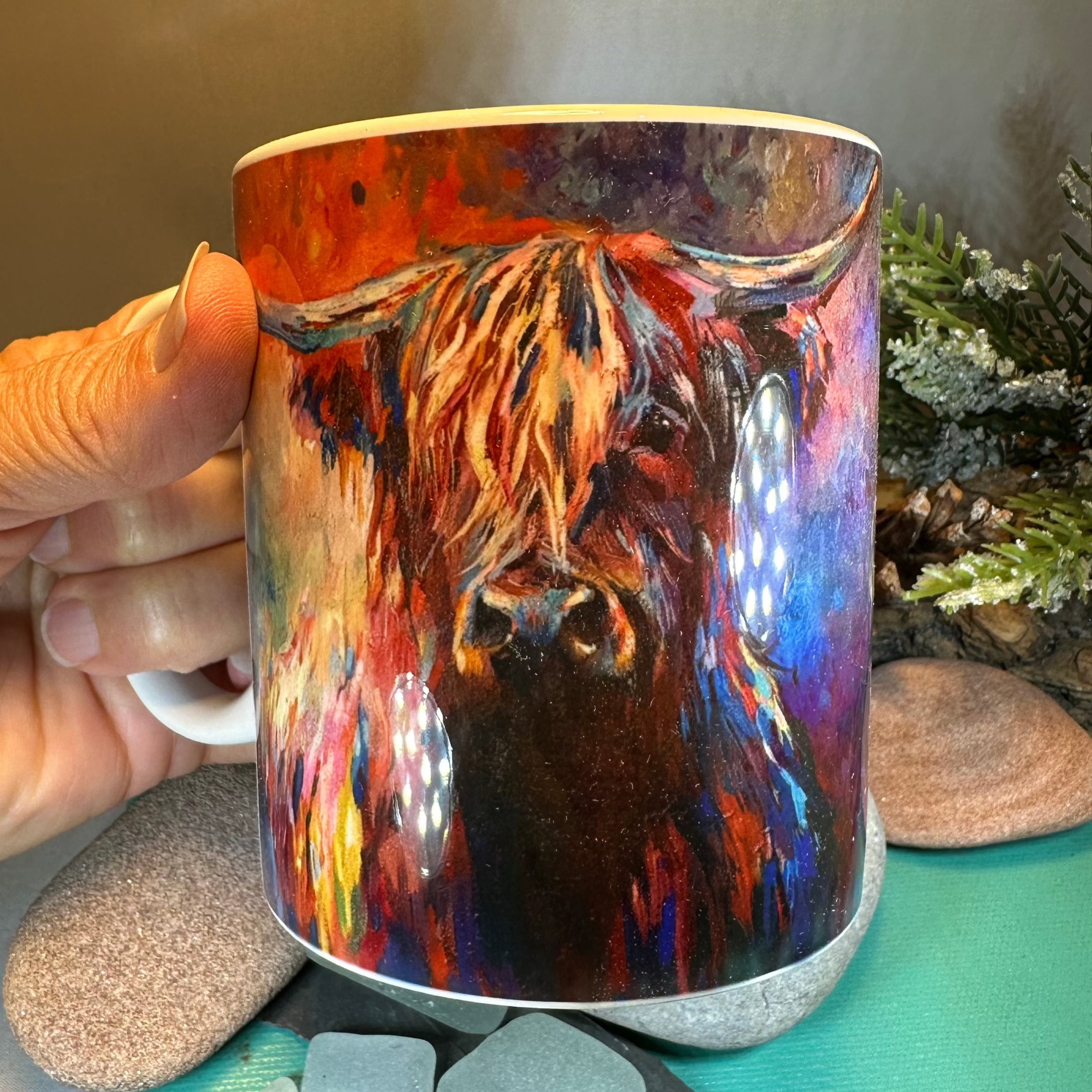 Sue Gardner Highland Cow Mug