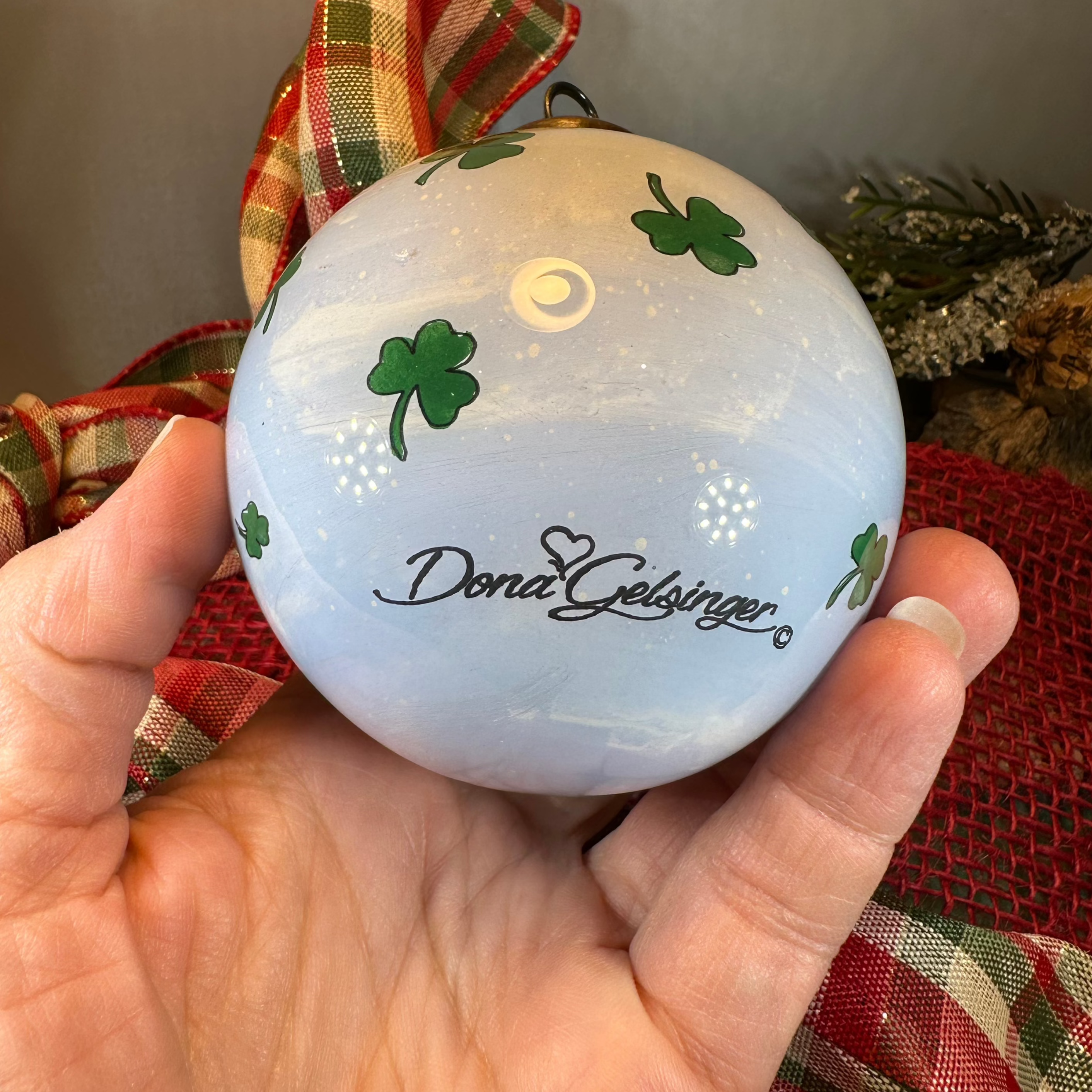 Tis A Blessing To Be Irish Snowman Ornament