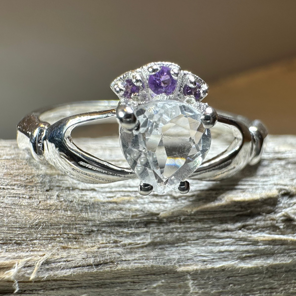 Ardor Irish Claddagh Ring in Sterling Silver